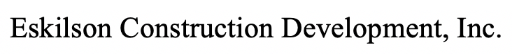 Eskilson Construction Development Inc.