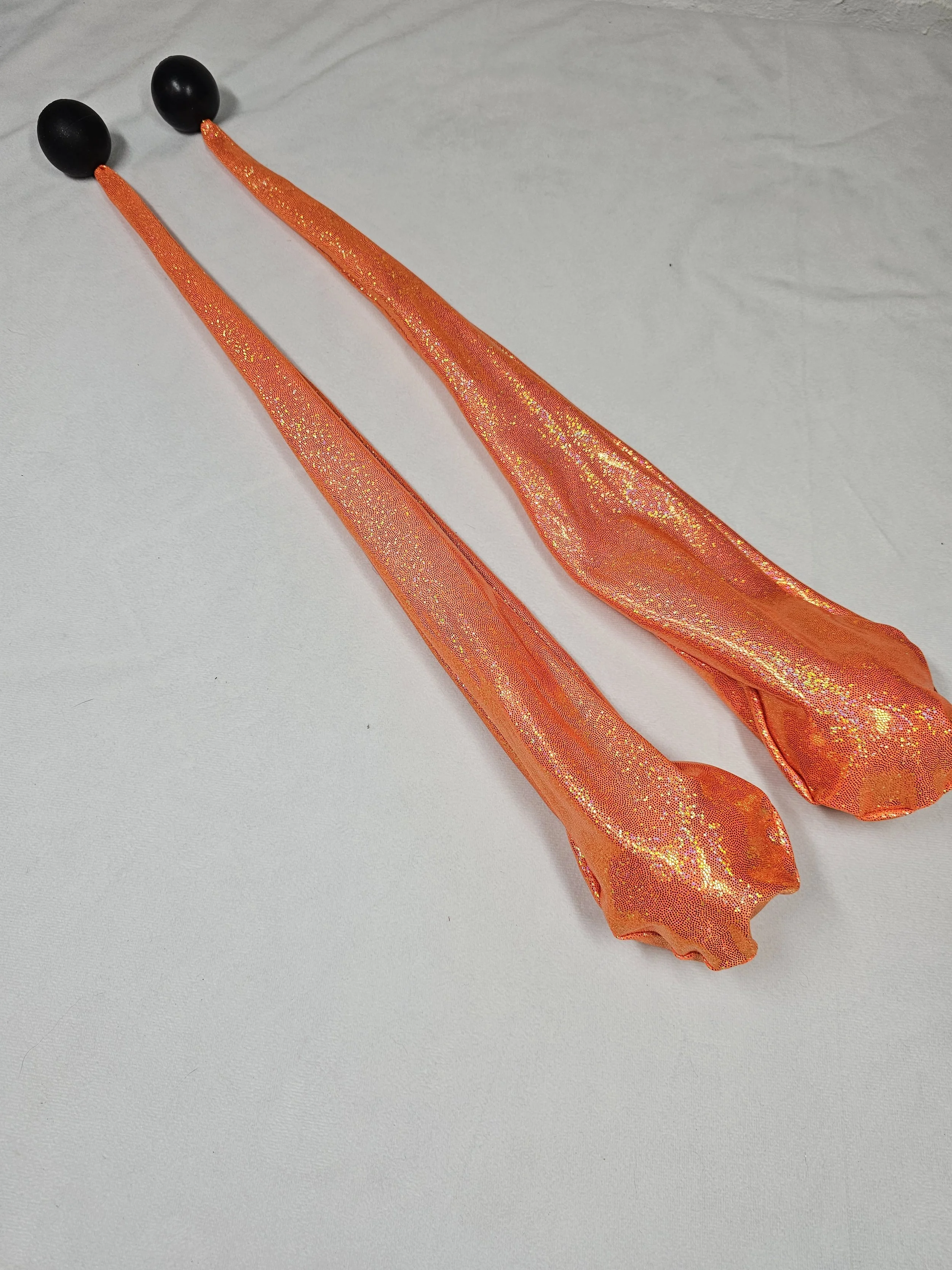 Stretchy Sock poi w/Black Silicone knob handle — LiviJoyHoops