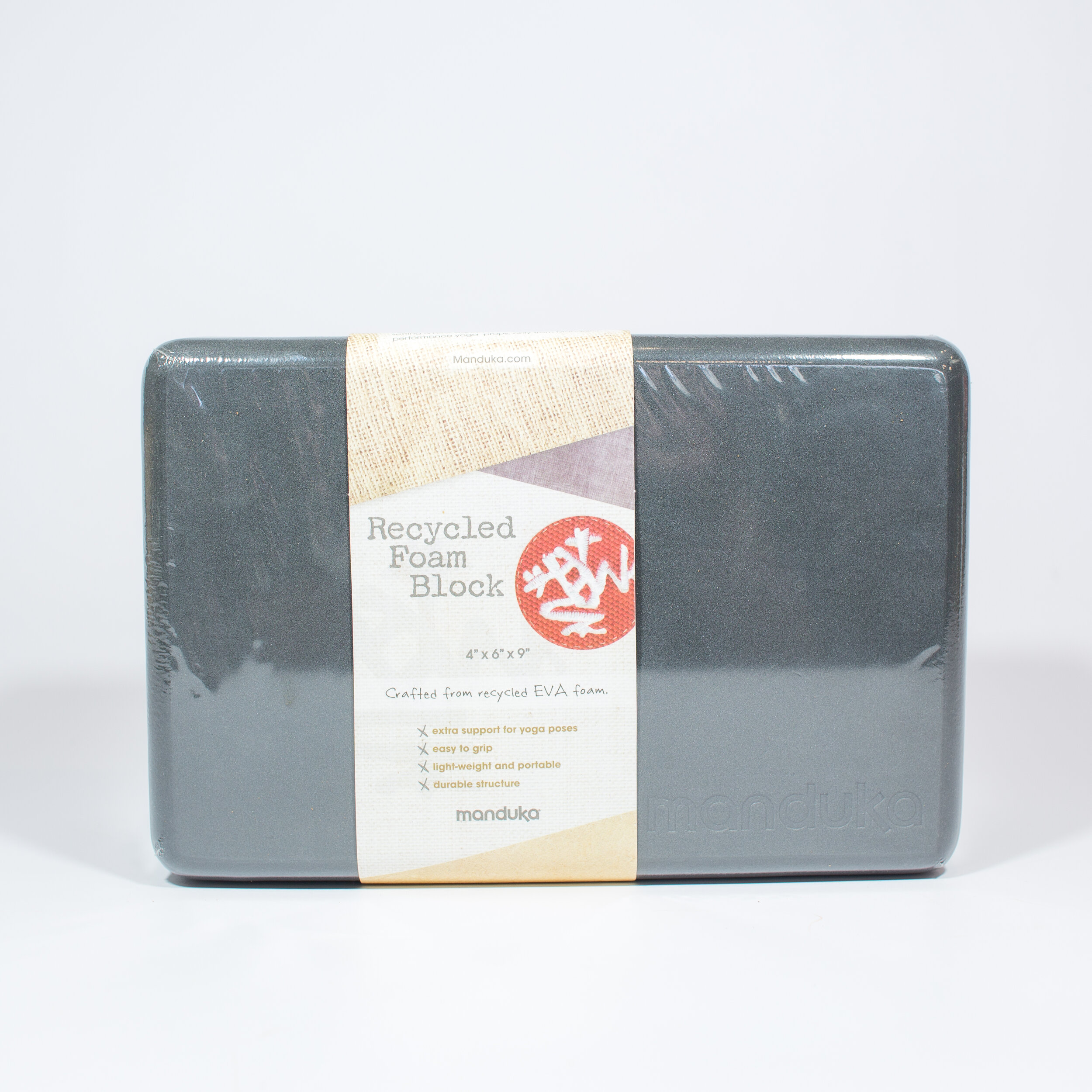manduka recycled foam yoga block