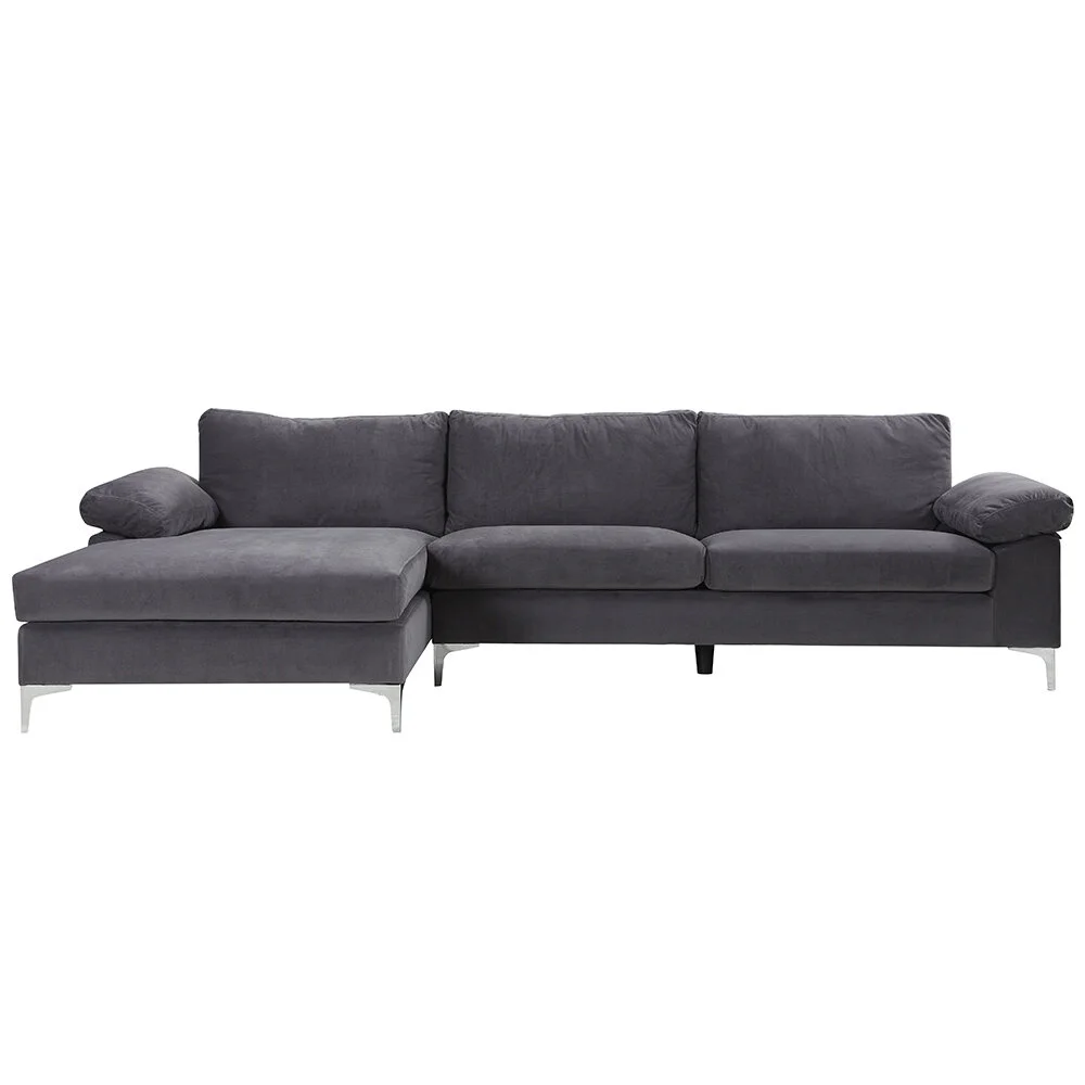 Milano Sectional Sofa (Grey) — Casa Andrea Milano