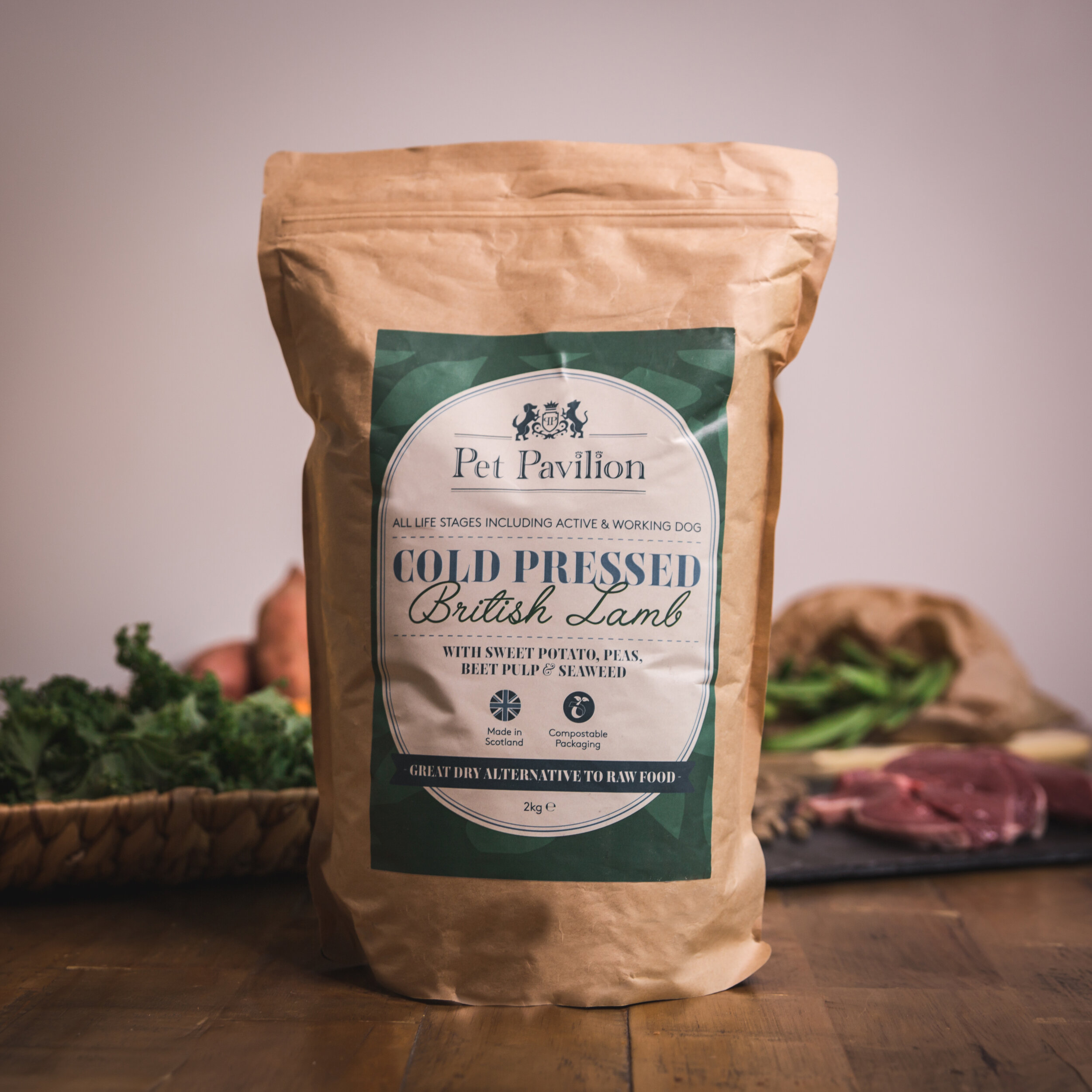 cold pressed dog kibble