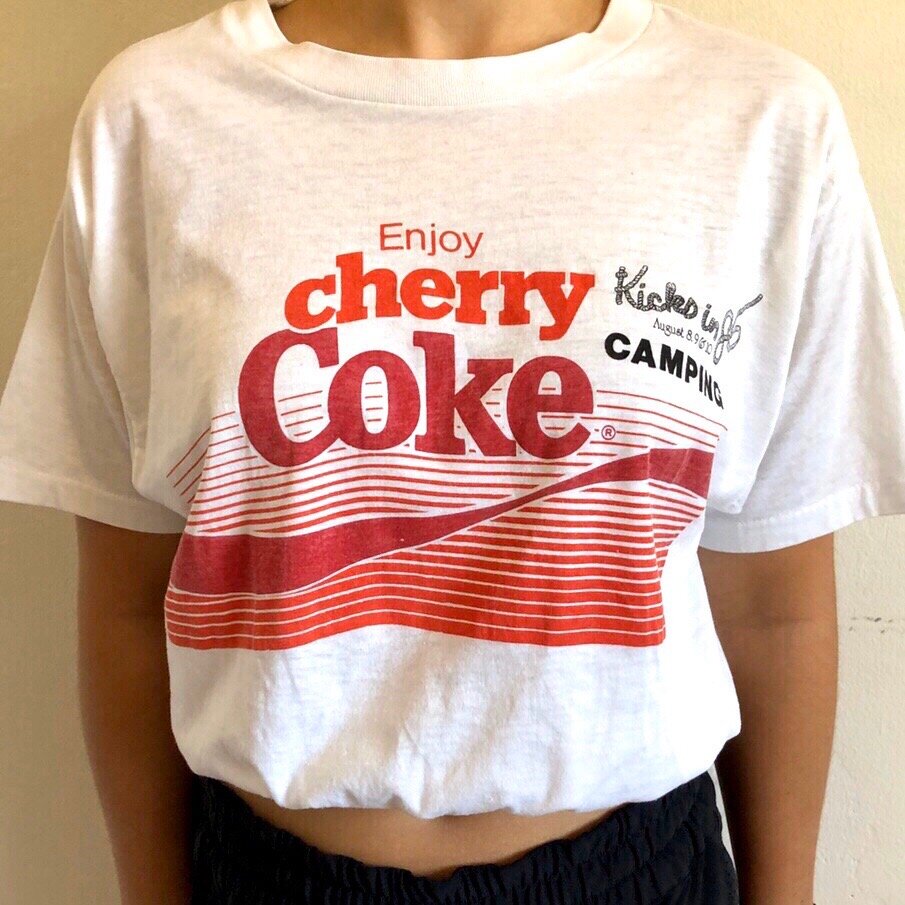 enjoy cherry coke shirt