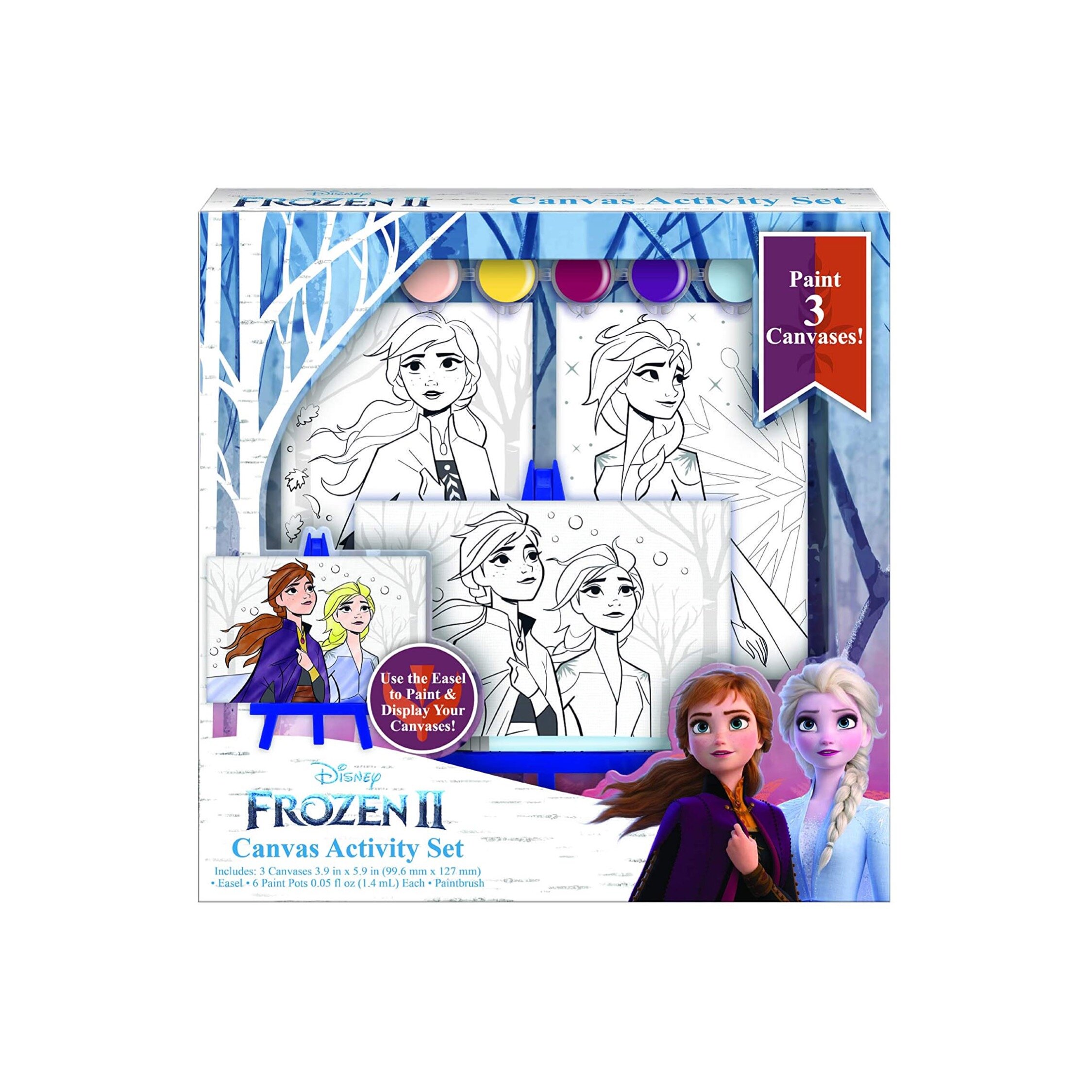 Disney Frozen 2 Painting Designs Canvases Set — with 3 Innovative