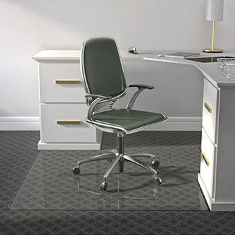36 x 48 in. Tempered Glass Chair Mat for your Home or Office