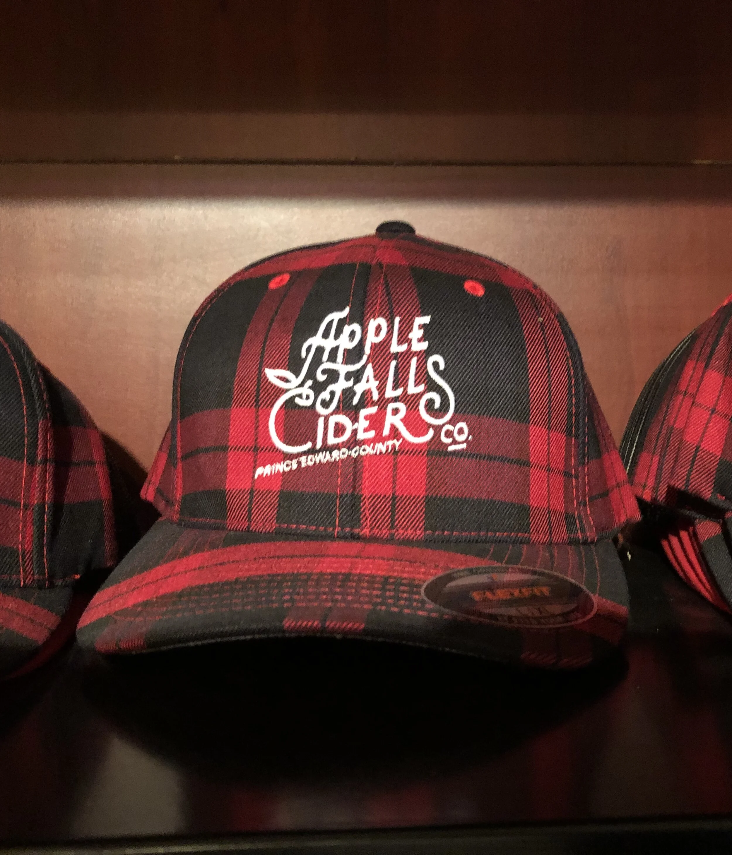 Plaid Baseball Hat Full Back Apple Falls Cider Co