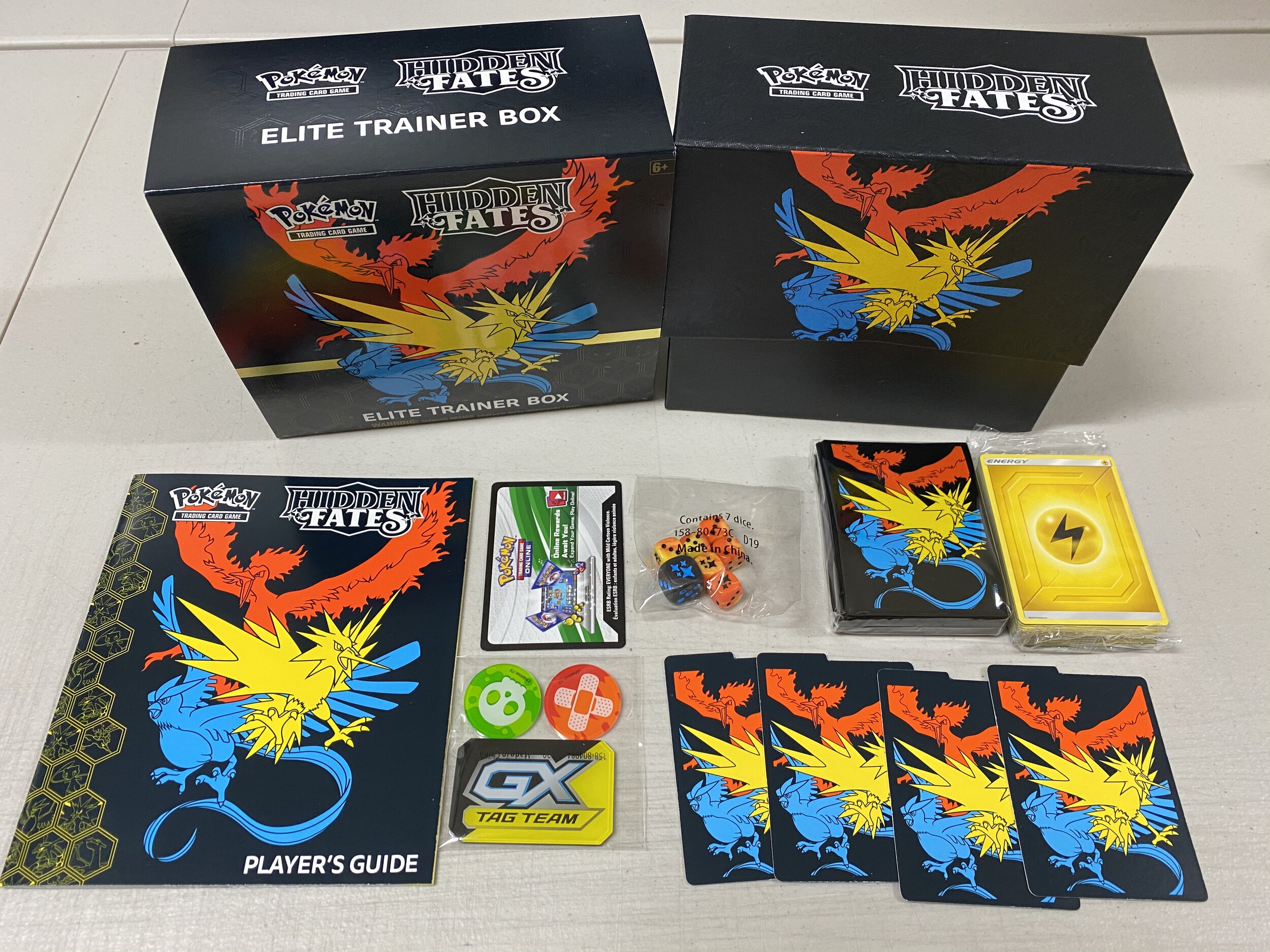 Hidden Fates Elite Trainer Box EMPTY Elite Trainer Box, Sleeves, Dice, ect  — Welcome To The PokeCave!