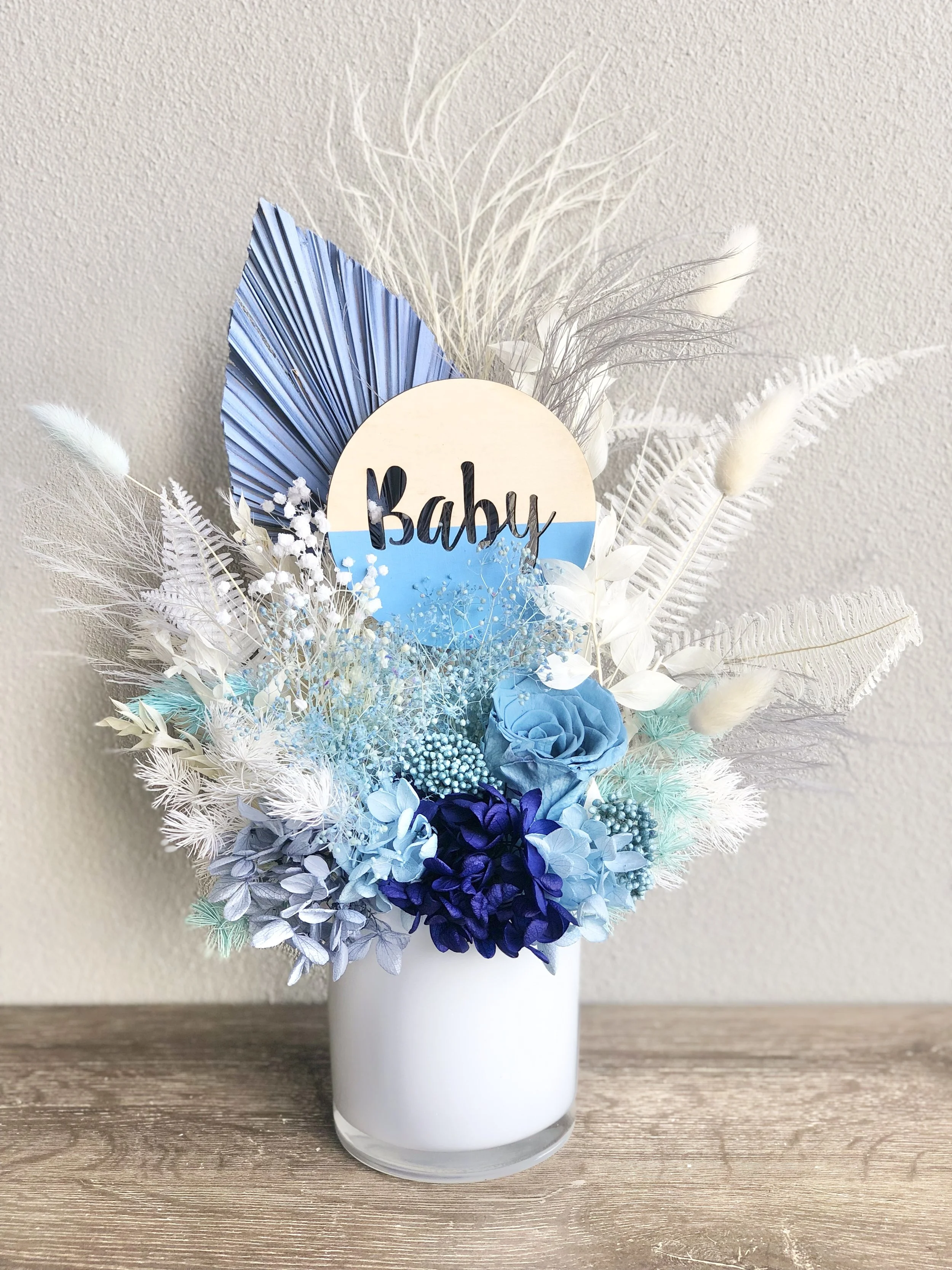 Blue flowers for baby cheap boy