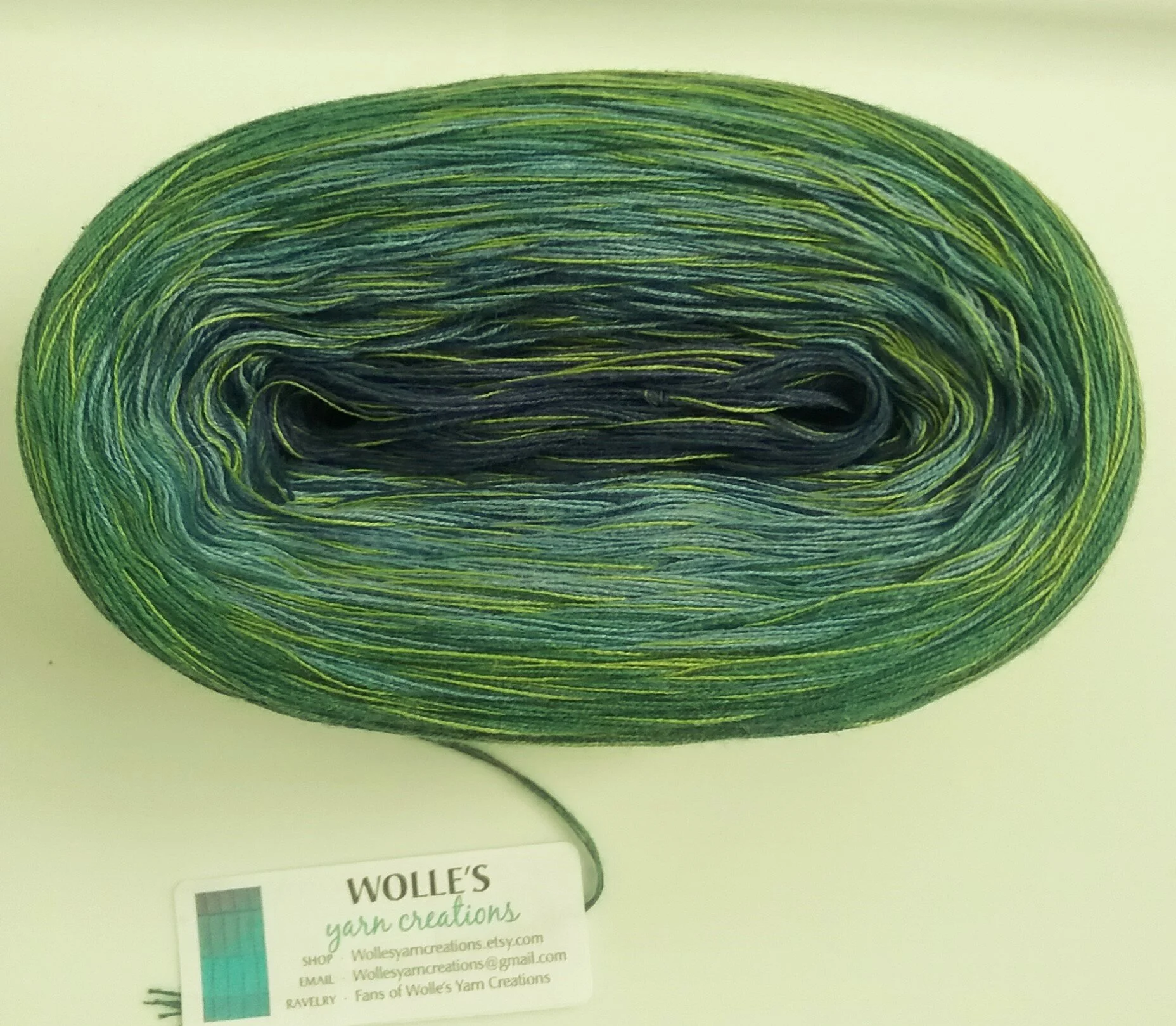 BIARRITZ | Color Changing Cotton yarn | 480 yards/100 gr | Fingering Weight  — Wolle's Yarn Creations