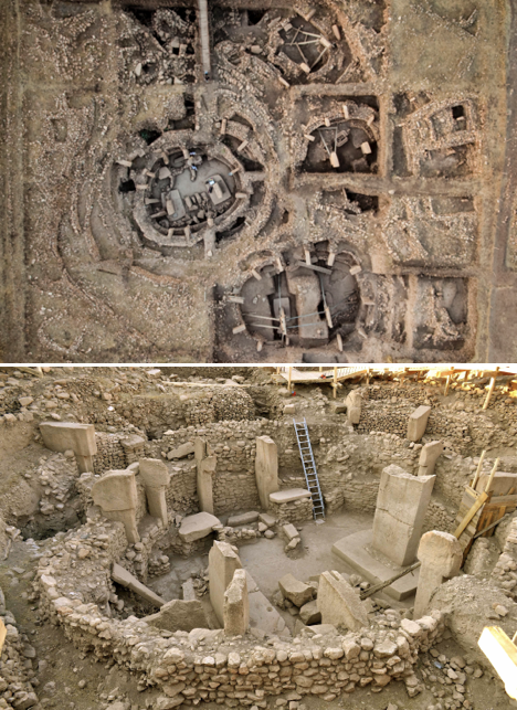 在Gobekli Tepe(建造的C.12,000 BCE)挖掘出来