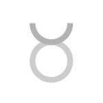 金牛座的雕文 - 公牛的头部和角