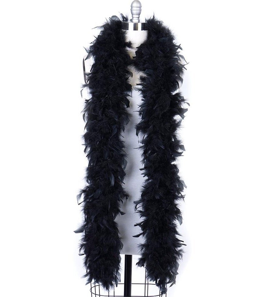 Black Feather Boa