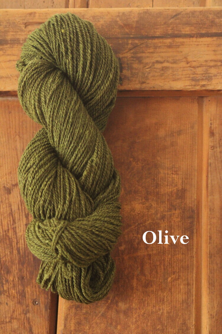 Sustainawool DK, local wool from midwestern sheep, dyed in the