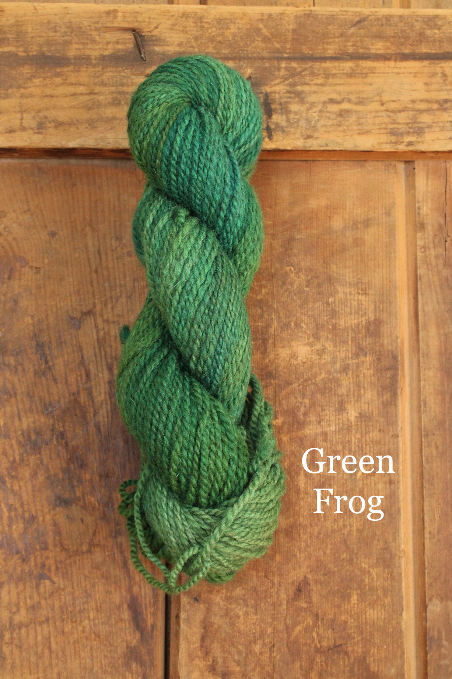 Deja Vu recycled 2 ply aran weight yarn, hand dyed and Deja Vu recycled 2 ply aran weight yarn, hand dyed and