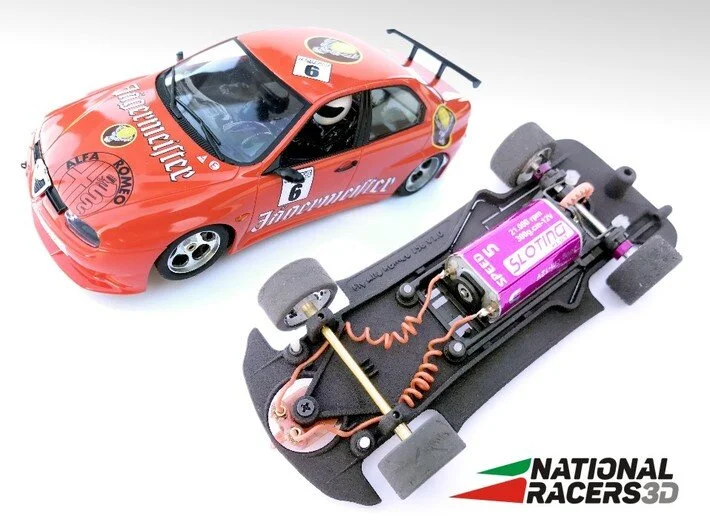 3DP Chassis for Fly Alfa Romeo 156 (AW/SW/Inline) by