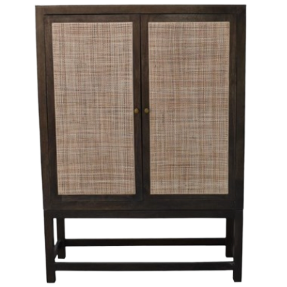 Wood + Cane Cabinet