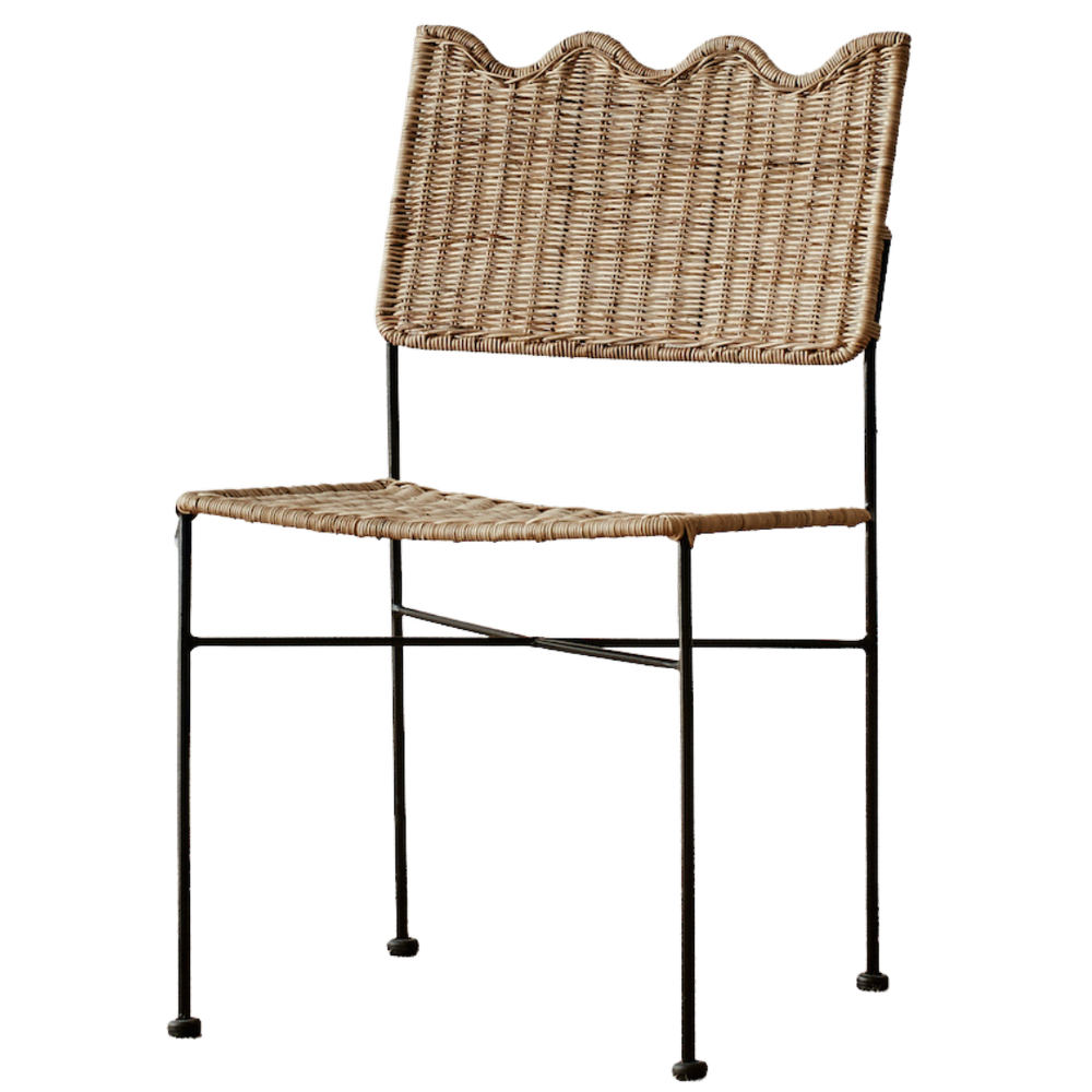 Woven Metal Dining Chair