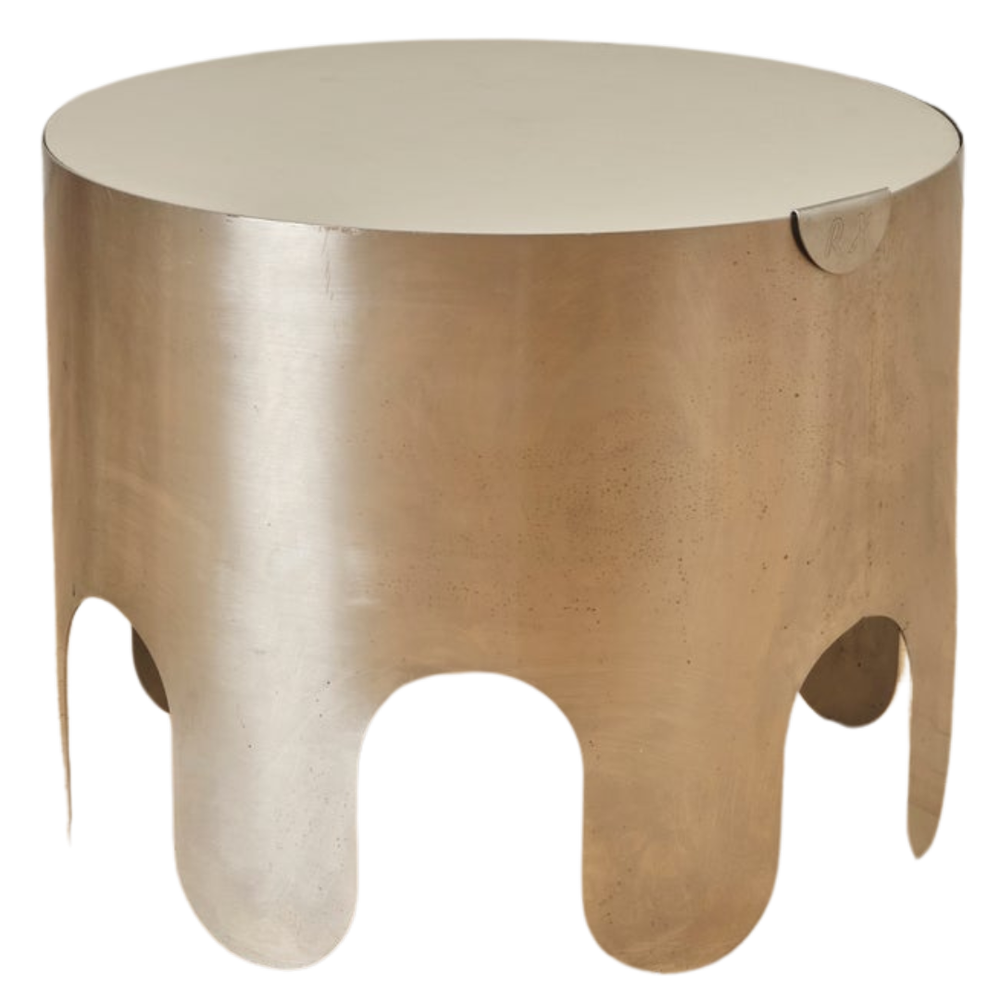 French Chrome Side Table