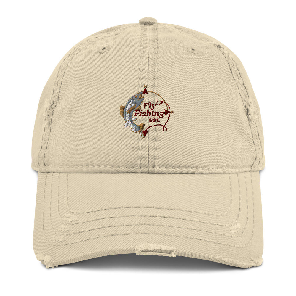 Distressed Dad Hat — Fly Fishing Odyssey
