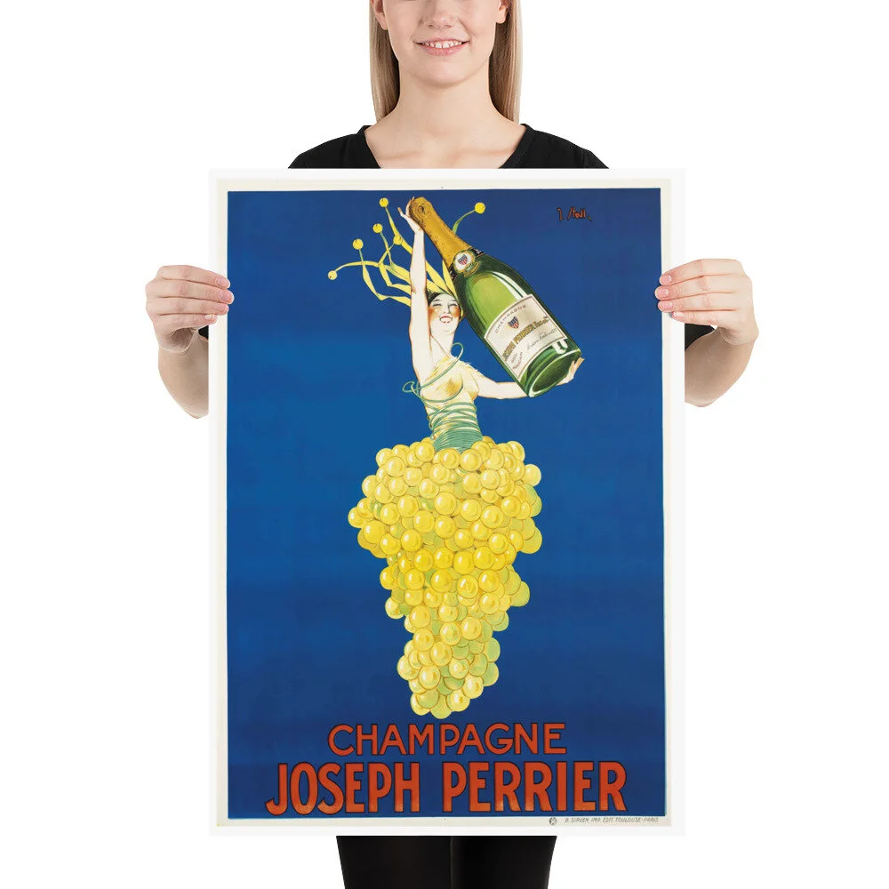 シャンパーニュ・Joseph Perrier ヴィンテージアート・ポスター Champagne Joseph Perrier — Gallery Retro | Buy Fine Art