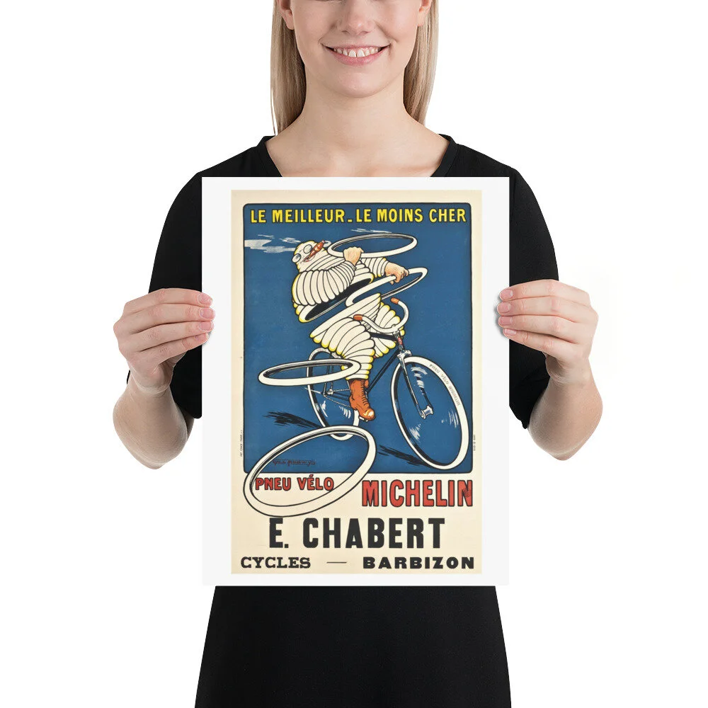 Pneu Velo Michelin Gallery Retro Buy Fine Art Prints Vintage