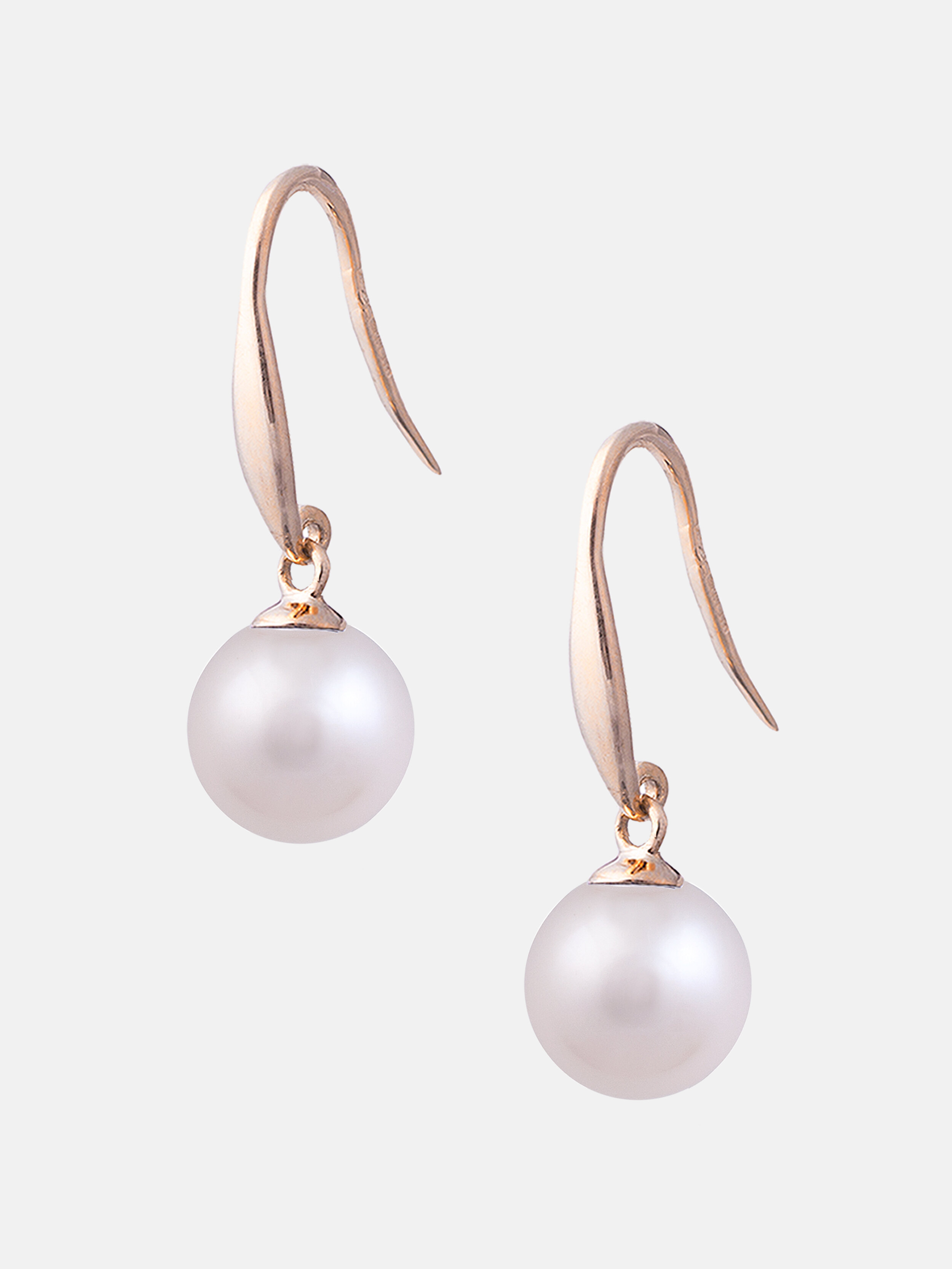 Pearl Fish Hook Earrings — Kojis Jewellery