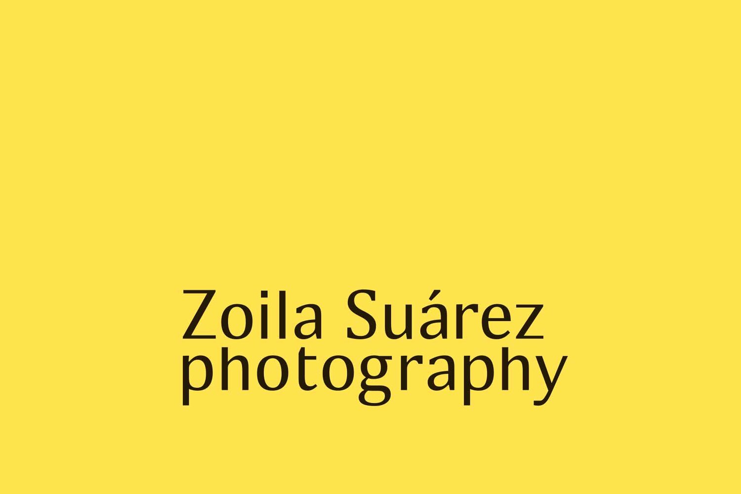 Zoila Suarez Photography