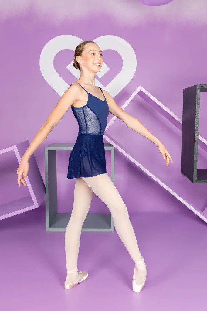 Claudia Dean Misty Leotard Arctic x Mesh - Back to Ballet Collection  Women's — Danse Boutique