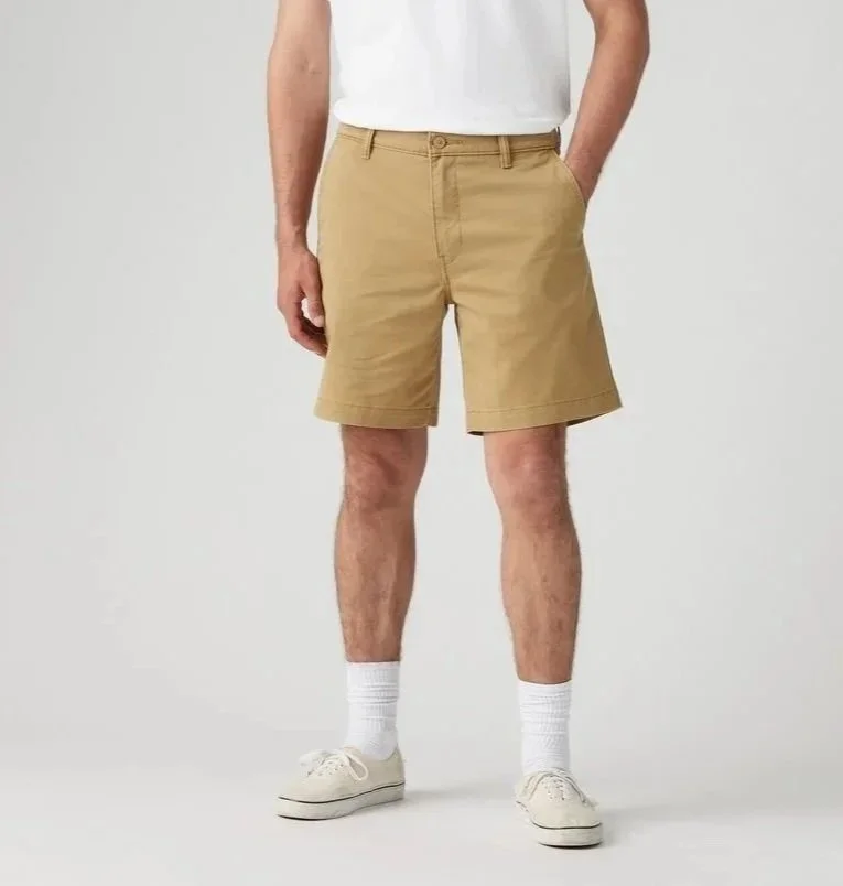 Levi's XX Chino Relaxed Shorts British Khaki — Cotton Wool