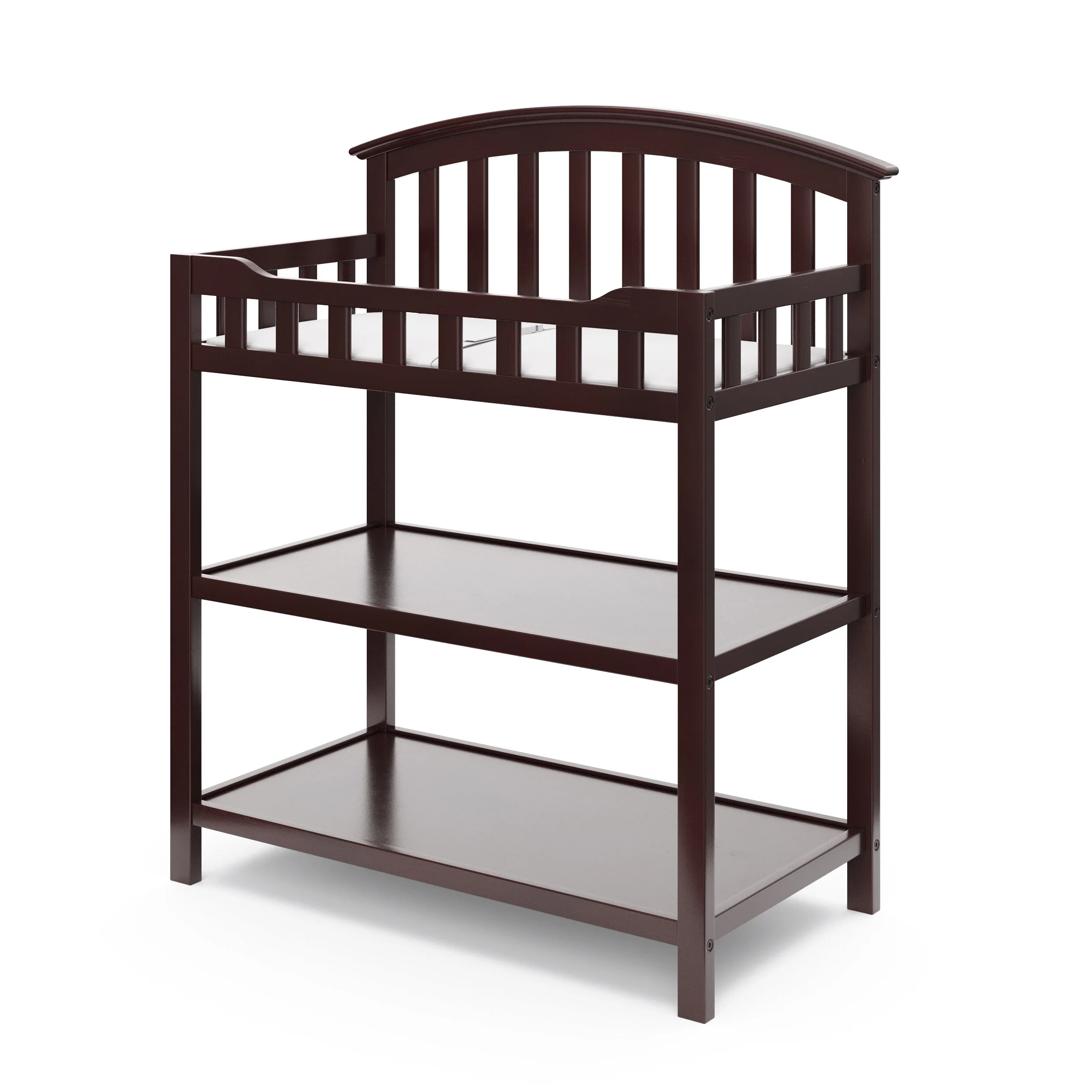 graco pebble gray changing table
