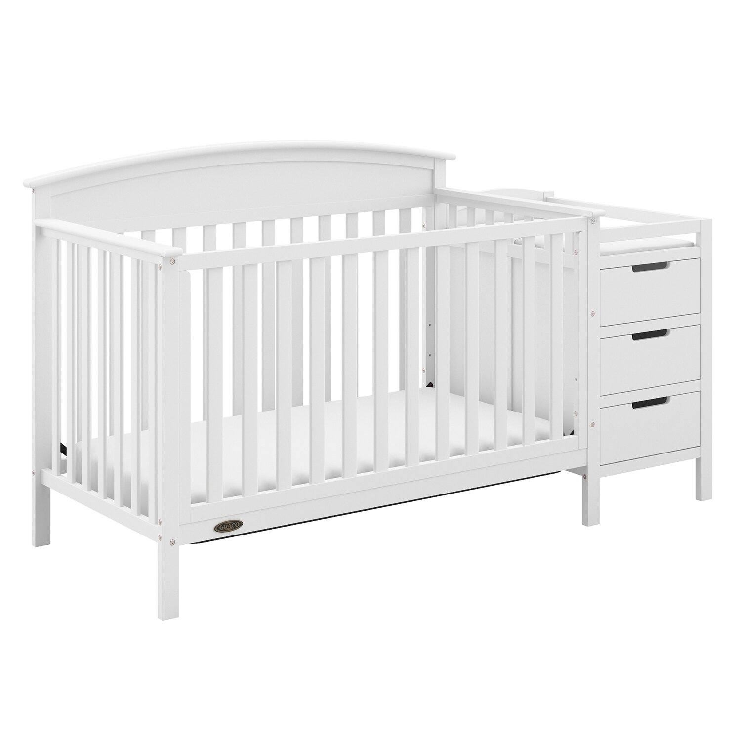 kohls cribs with changing table