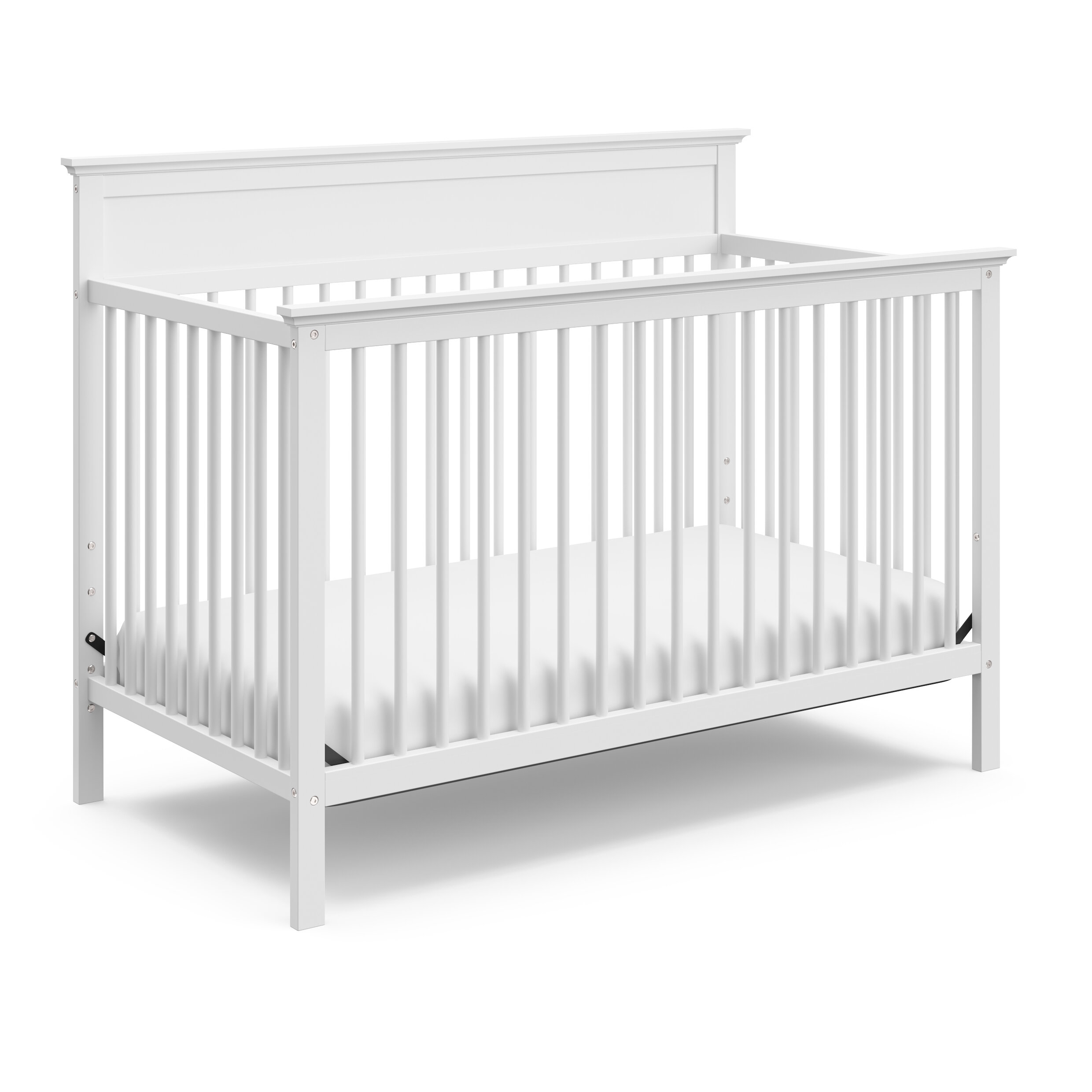 white convertible crib
