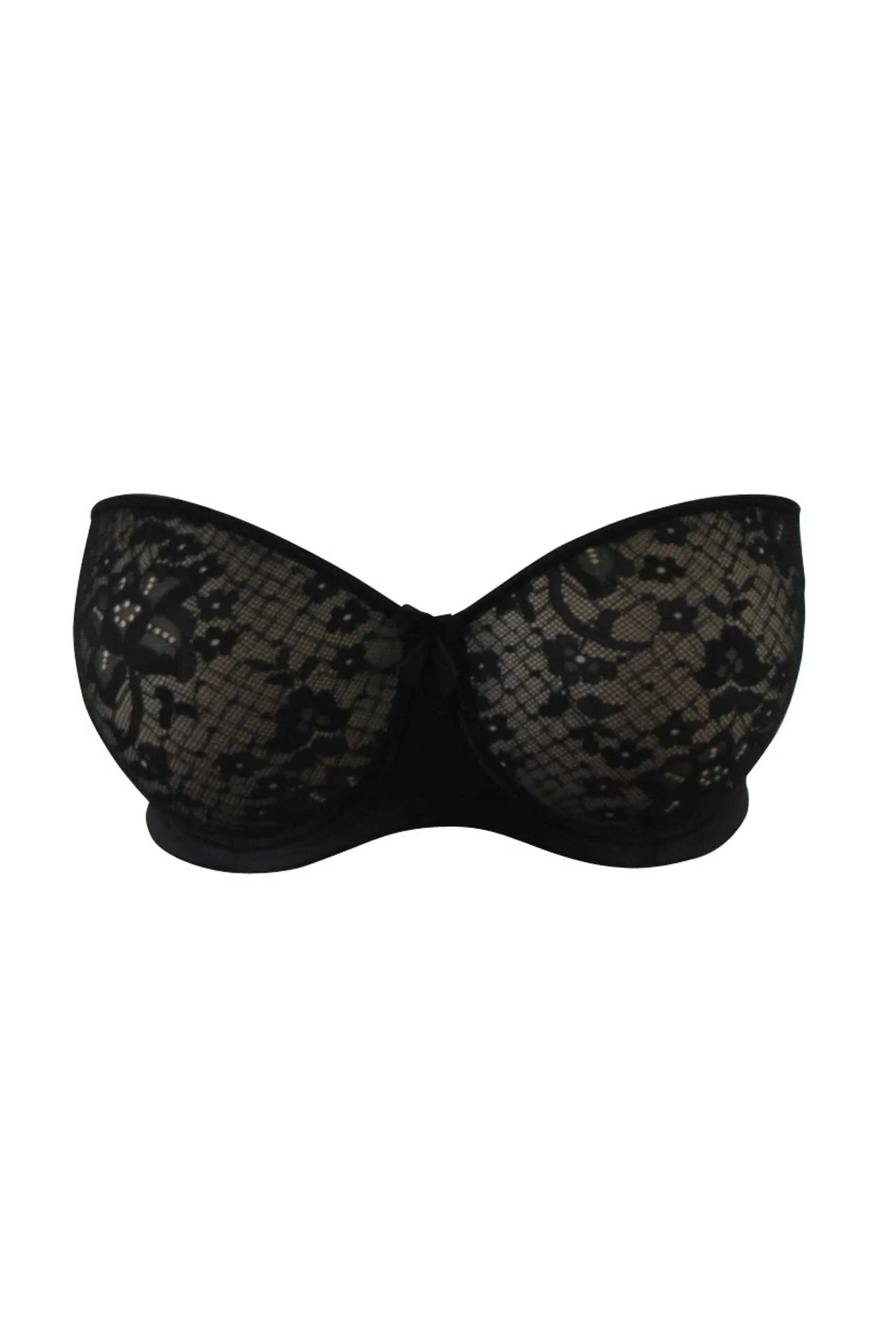 strapless swim bra