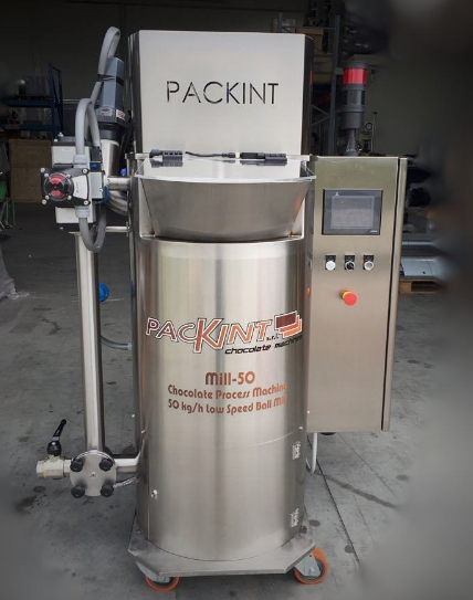 Packint的低速球磨机为小型生产(50kg / h)。