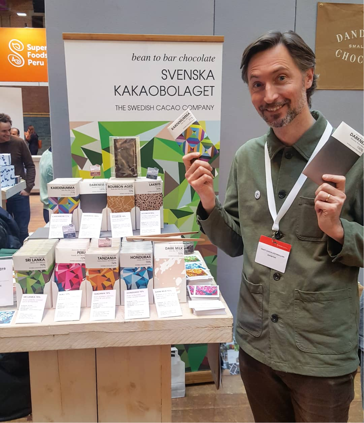 Svenska Kakaobolaget在瑞典制作工艺豆到酒吧巧克力。