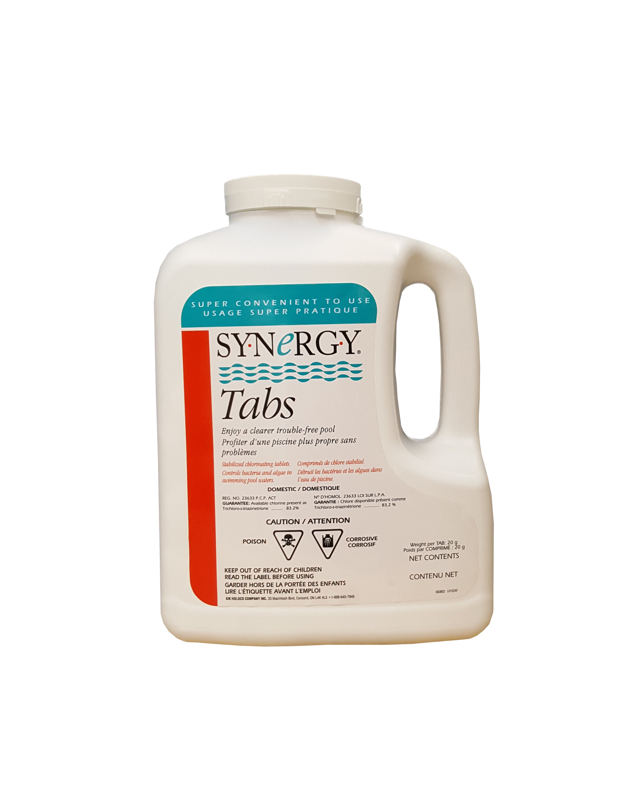 Synergy Tablets 2.5kg H1024 — Clear Water Pool & Spa
