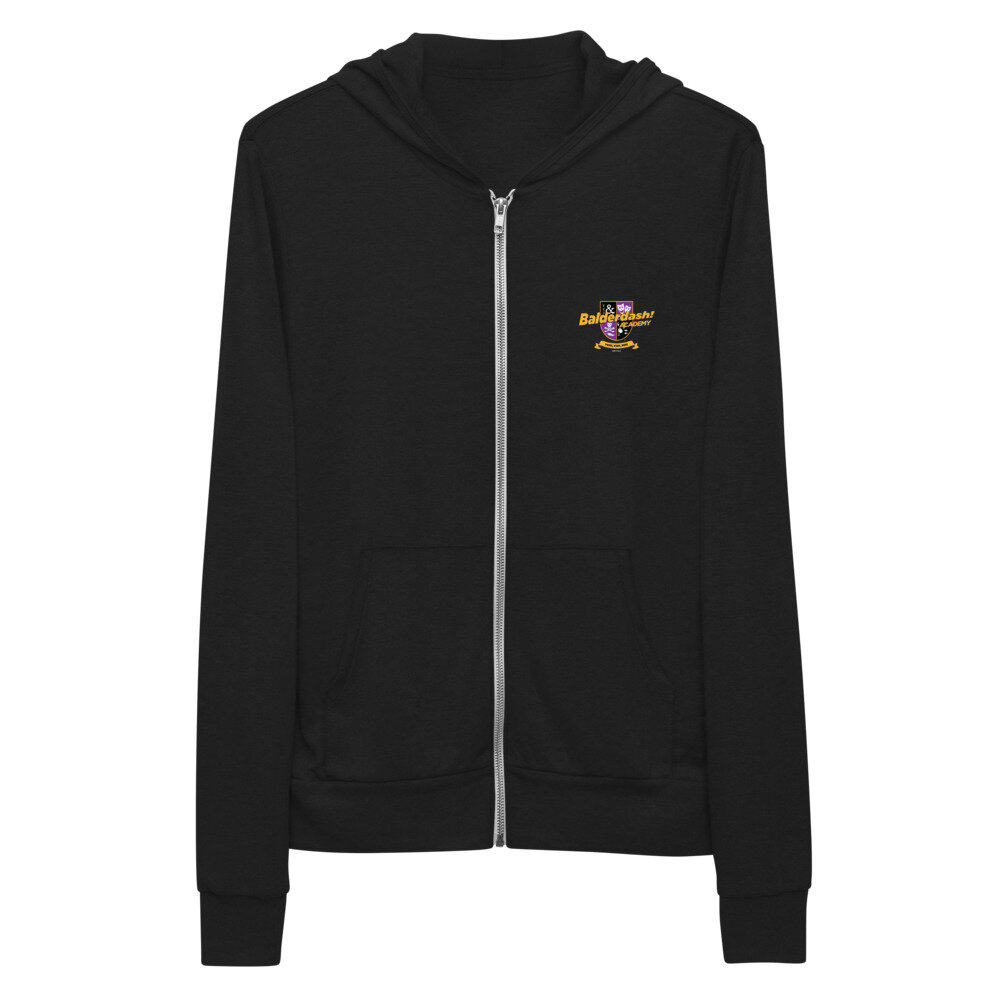 Balderdash Academy Unisex zip hoodie — Balderdash Academy
