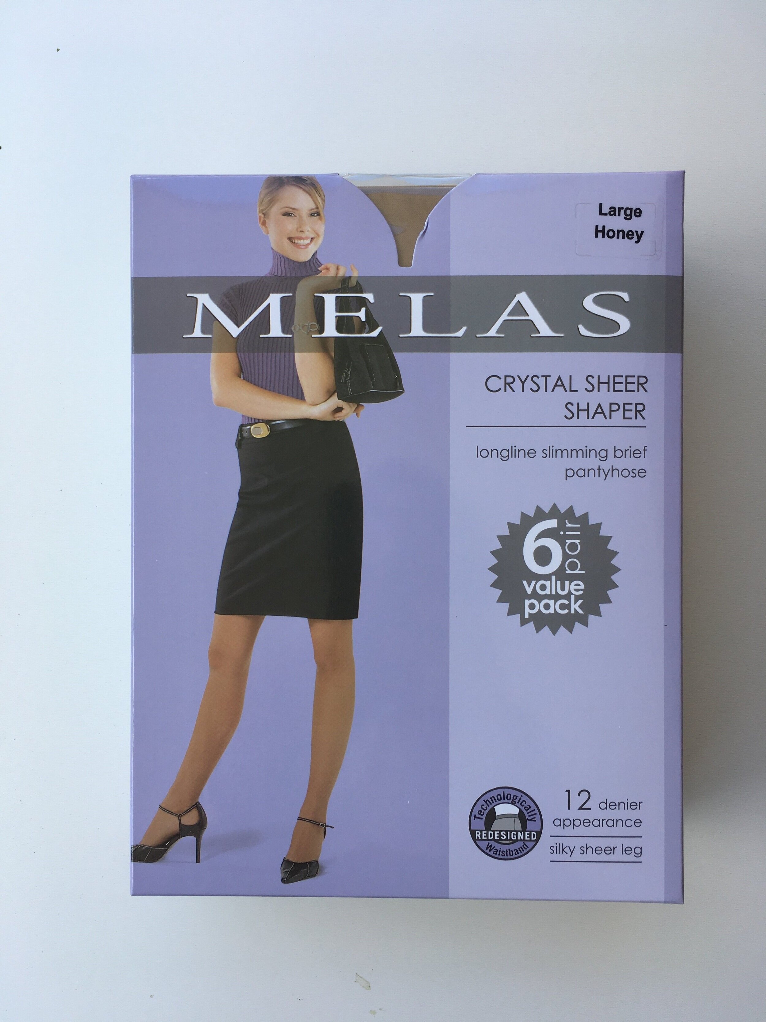 Melas Crystal Sheer Shaper Tights - 6 Pack — D'Bee Accessories