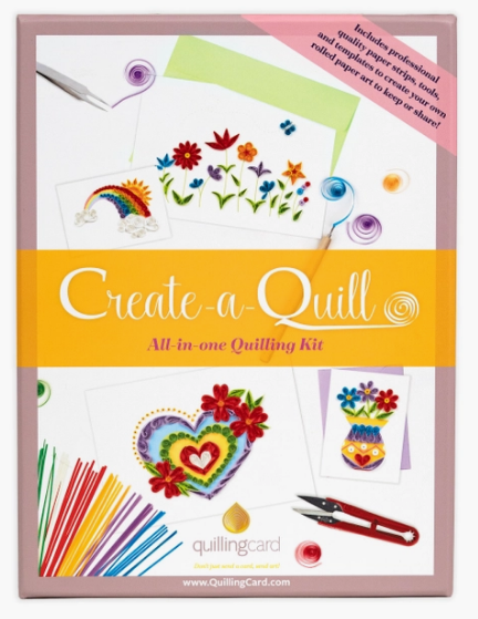 Create Your Own Document Writing Set - Quilling, Ink, Ink Well
