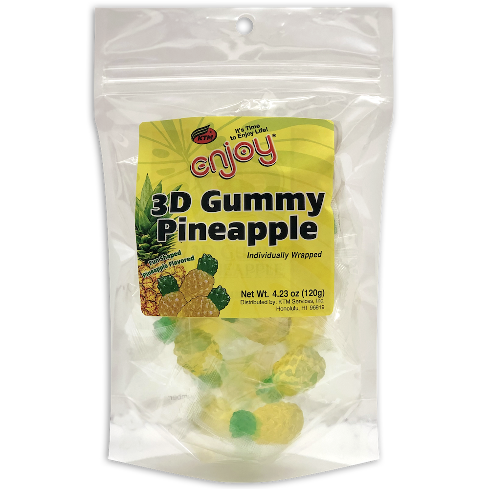 3D Gummy Pineapple (4.23oz) | Enjoy Snacks