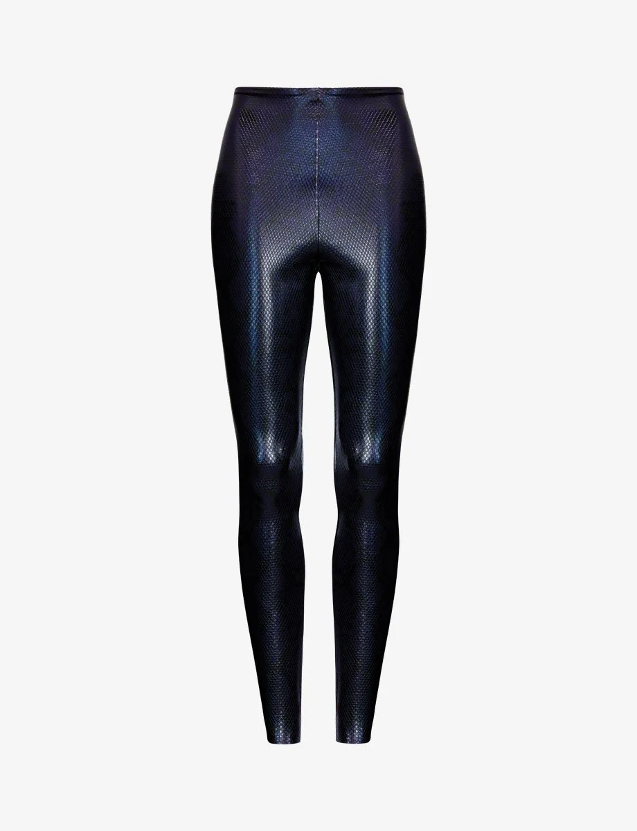 Snake clearance leather leggings
