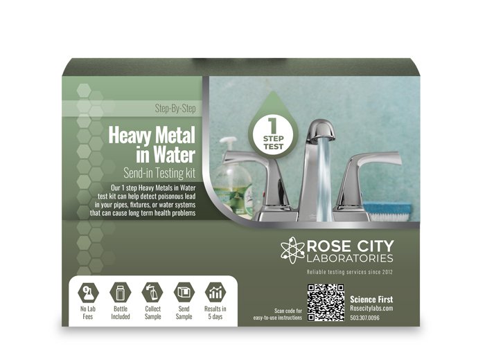 Heavy Metal Testing Kit - Lead, Copper, Mercury in Water