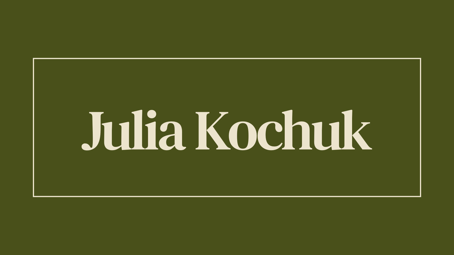 Julia Kochuk