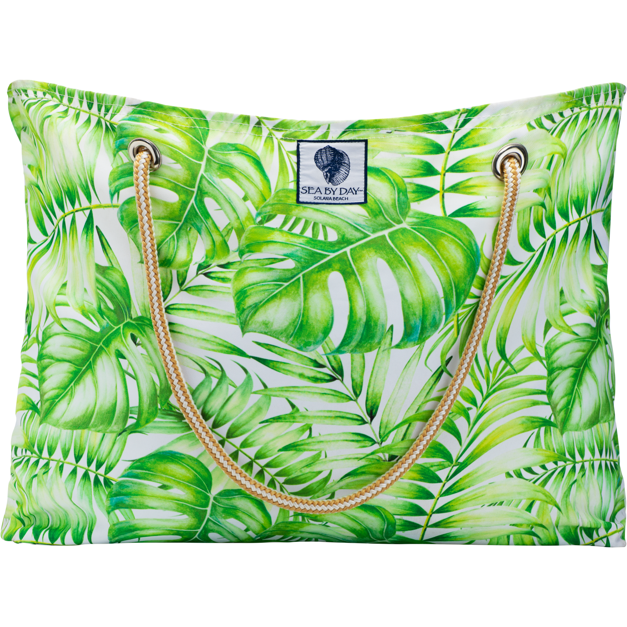 Palm leaf beach bag hot sale