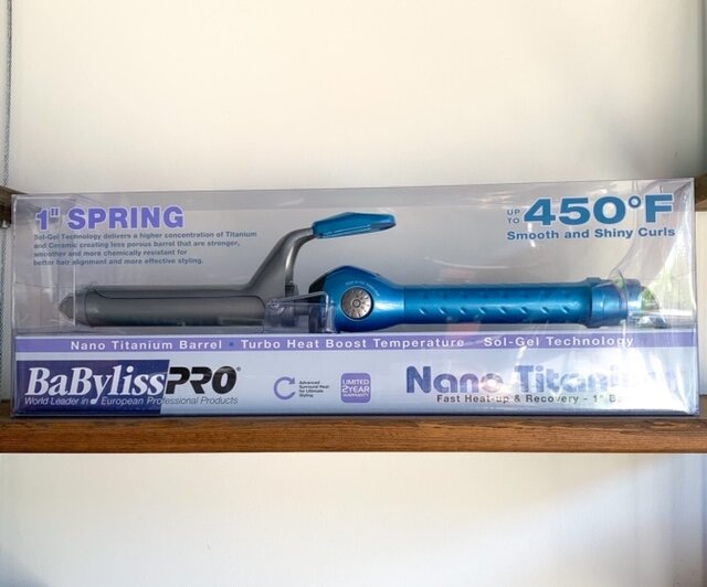 BABYLISS Pro Nano Titanium 1-Inch Barrel Curling Iron — X|S Hair Salon