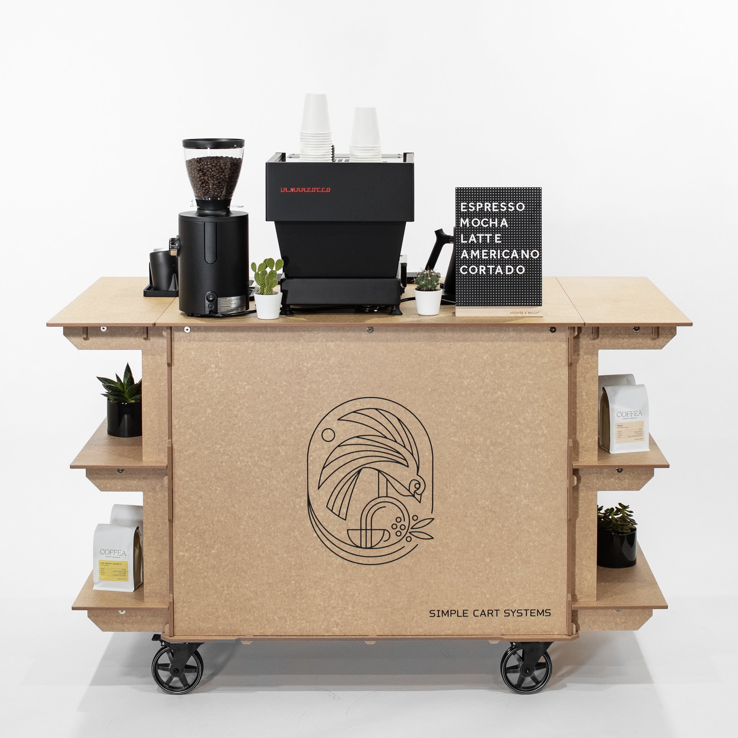 Espresso Machine Carts for Mobile Use