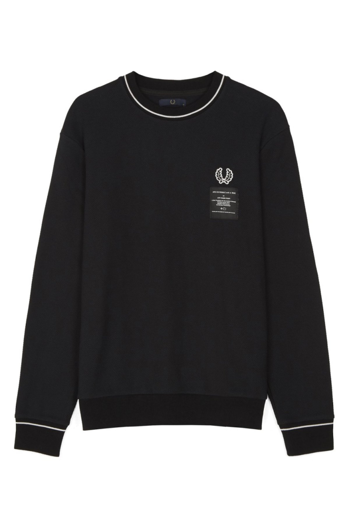 FRED PERRY X ART COMES FIRST PIQUE SWEAT