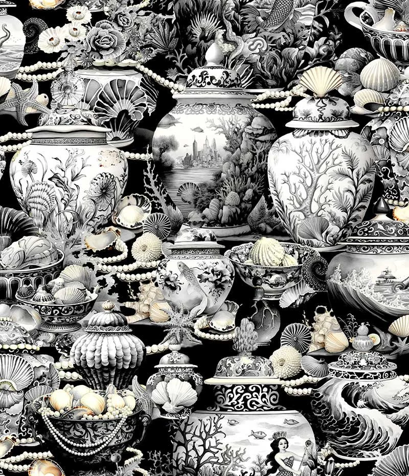 Secrets of the Ginger Jars Fabric — InteriorCurve - Fashion