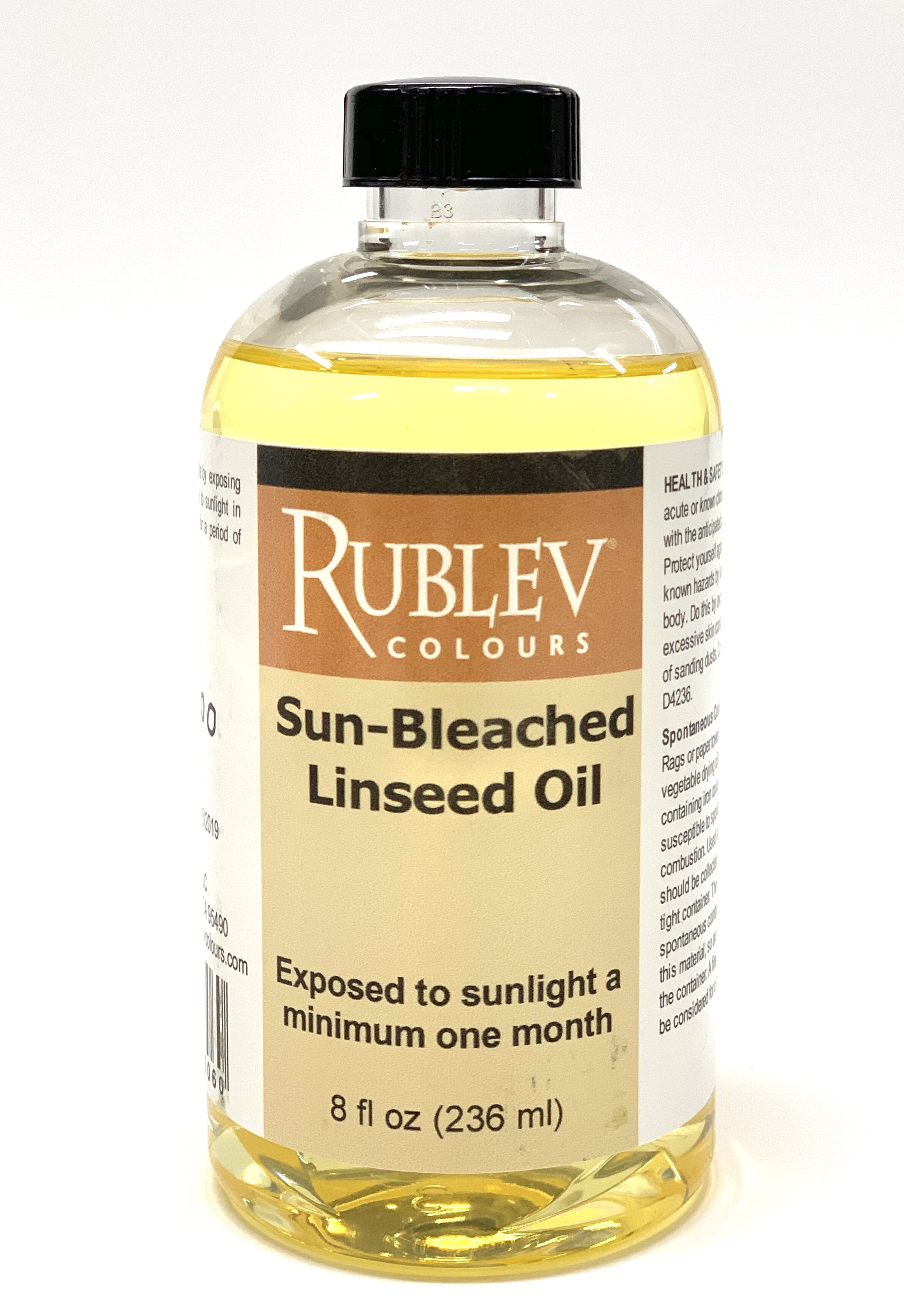 Sun-Bleached Linseed Oil 8oz — Soho Art Materials