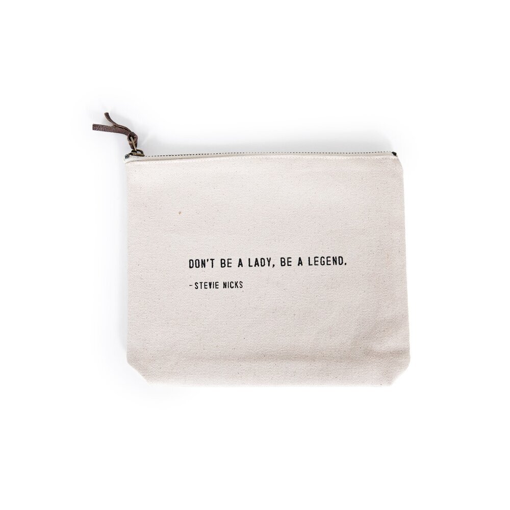 Sugraboo Inspirational Canvas Zip Bag Affordable Bridesmaid Gift — Grit and  Grace Studio