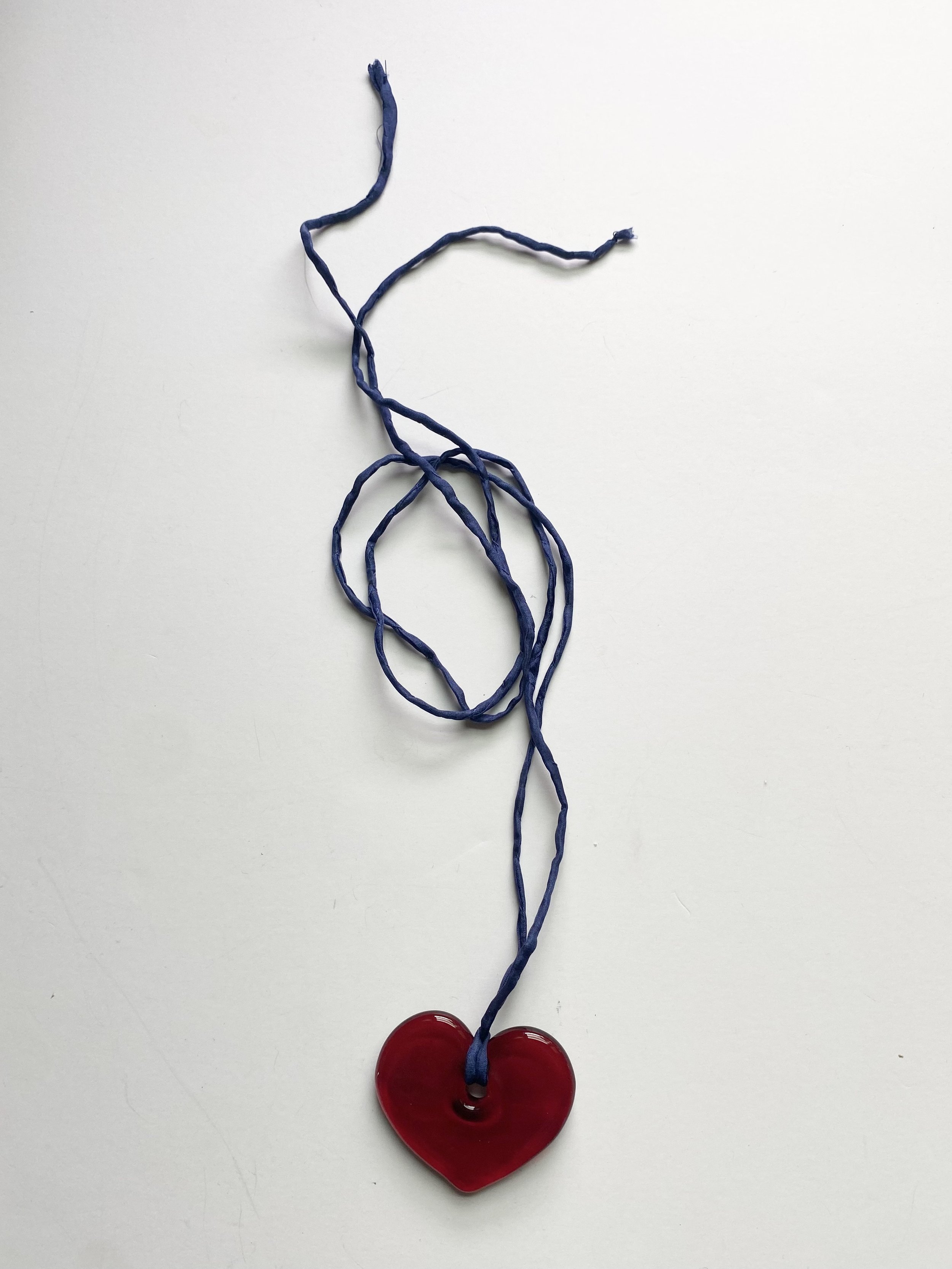 XL Heart Pendant - Red — Brooke Callahan